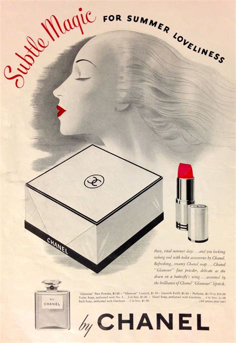 chanel vintage ad|Vintage Chanel from the 40s.